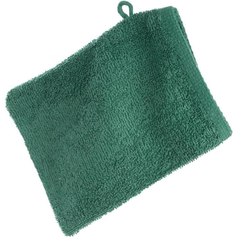 Dvieļu veļas lupata Smooth 1 16x21 tumši zaļa 400g/m2 frotē