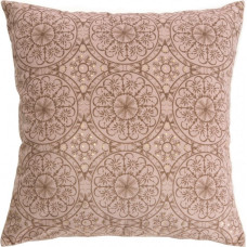 Dekoratīvā spilvendrāna 45x45 Blink 10 pulvera smilškrāsas velūra rozetes austrumu ornamenti