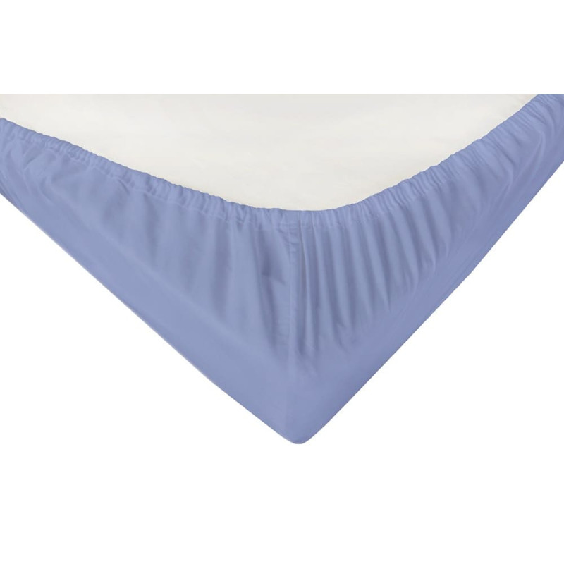 Džersijai pieguļošs palags 90/100x190/200 ar likras zilu ar gumiju augstajam matracim 30 cm Džersija 2