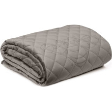 Dekoratīvais gultas pārklājs 170x210 Stela 1 sudraba zelta velūra bites 1