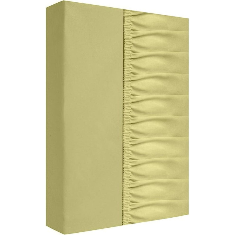 Satīna palags 220x200 olīvu matracim līdz 25 cm augstam