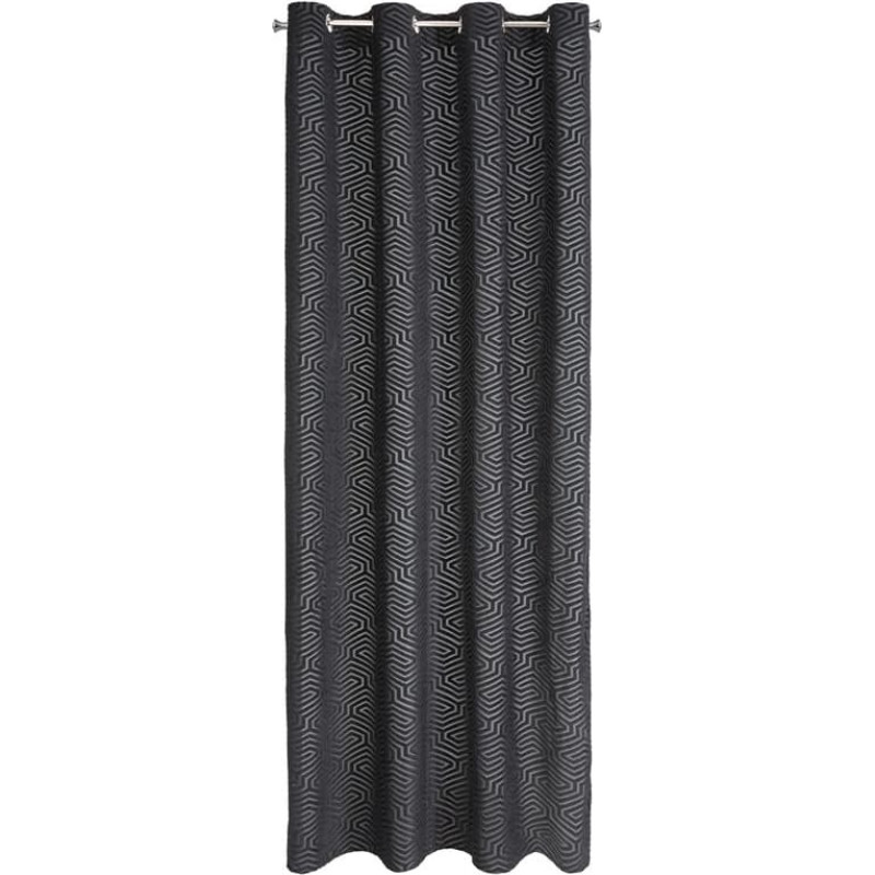 Aizkars inga 140x250 cm melns