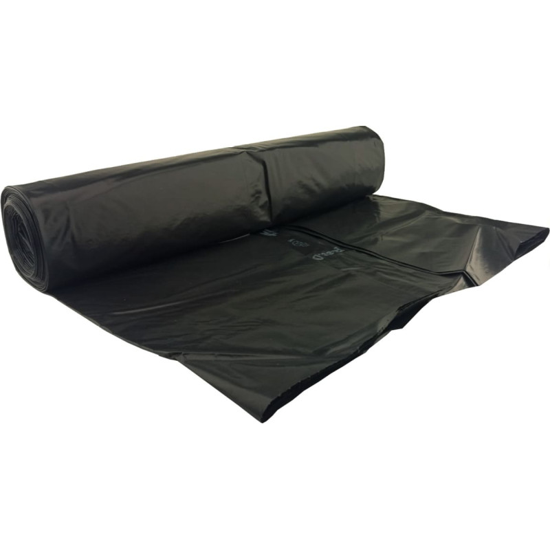 Meva Atkritumu maisi 80 mikronu biezumā. izturīgs rullis 5 gab. - melns 240L