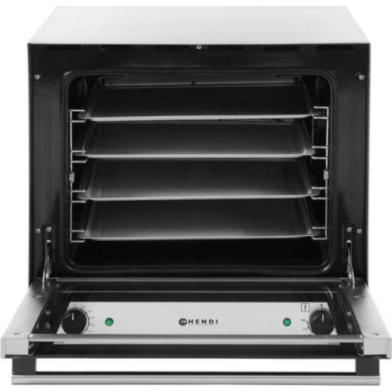 Hendi Elektriskā konvekcijas krāsns H90 4 paplātēm 595x595mm 227060