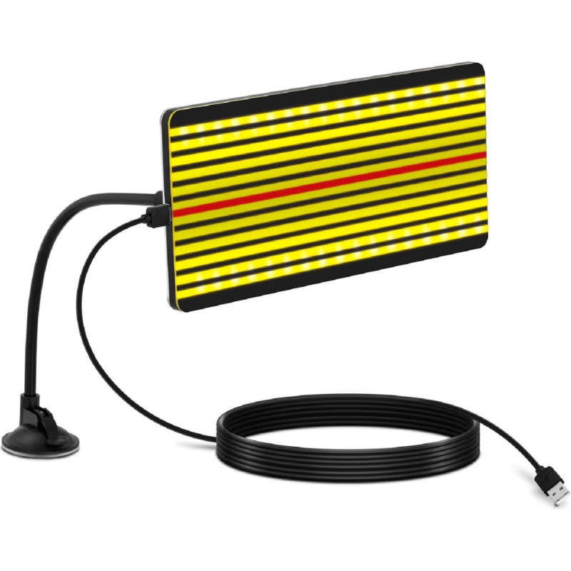 MSW PDR atstarojuma dēļa lampa iespiedumu noteik&scaron;anai automa&scaron;īnas virsbūvē