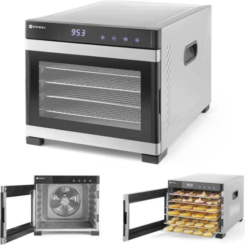 Hendi PROFI LINE 650W žāvētājs augļu dārzeņiem gar&scaron;augiem gaļai zivīm