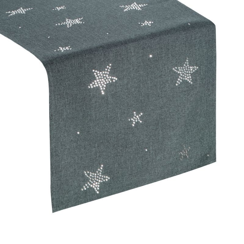 Galdauta galda celiņš 33x140 Priecīgus Ziemassvētkus grafīts