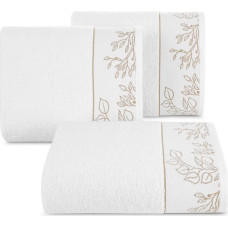 Limited Collection Dvielis 50x90 Blanca 7 baltā zelta lapas 500g/2 frotē audums Eurofirany