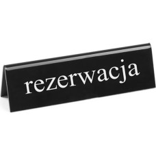 Hendi Divpusēja informatīvā zīme REZERVĒŠANA, Plexiglas PL - 663523