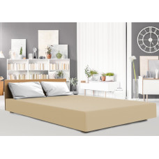 Džersija elastāna palags 180x200 ar elastīgo joslu smiltīm 26 augstajam matracim 25 cm Luxury