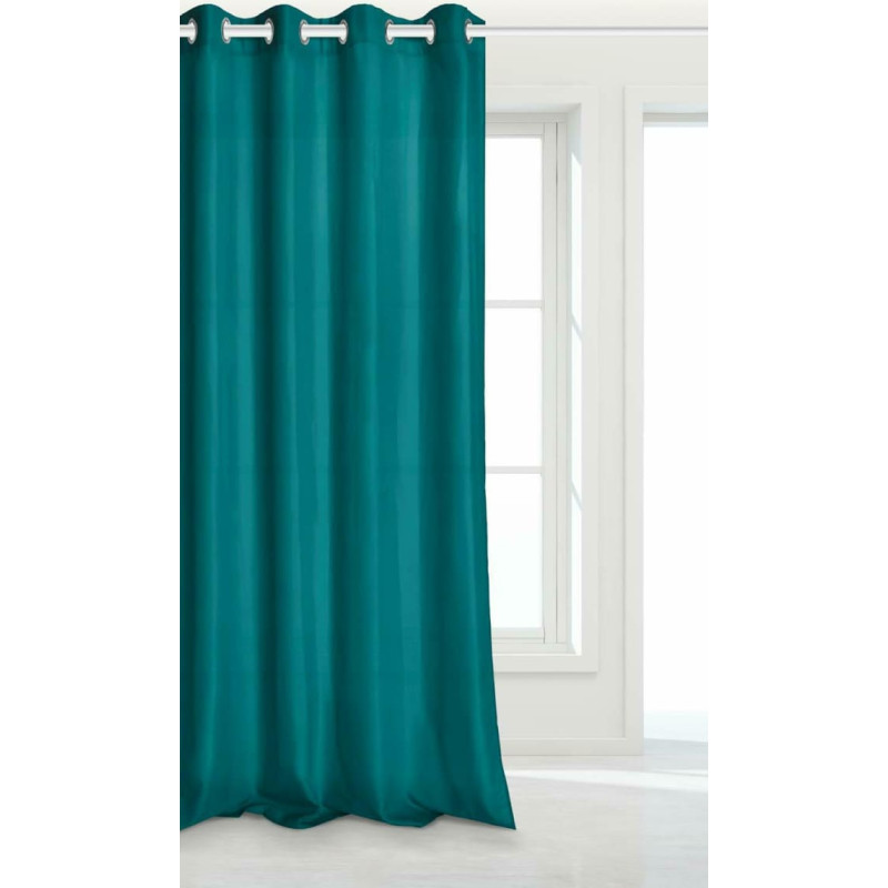 Gatavs aizkars 140x250 tirkīza ar Viva starplikām viesistabai