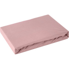 Džersija palags ar elastīgo joslu 180x200 pūderrozā augstajam matracim 30 cm 125 g/m2