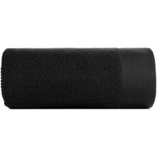 Dvielis 30x50 Riso melns ar rīsu frotē efektu, 550 g/m2