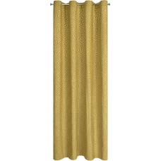 Aizkars 140x250 Inga medus gatavs ar samta cilpām ar žakarda ģeometrisku rakstu Pierre Cardin