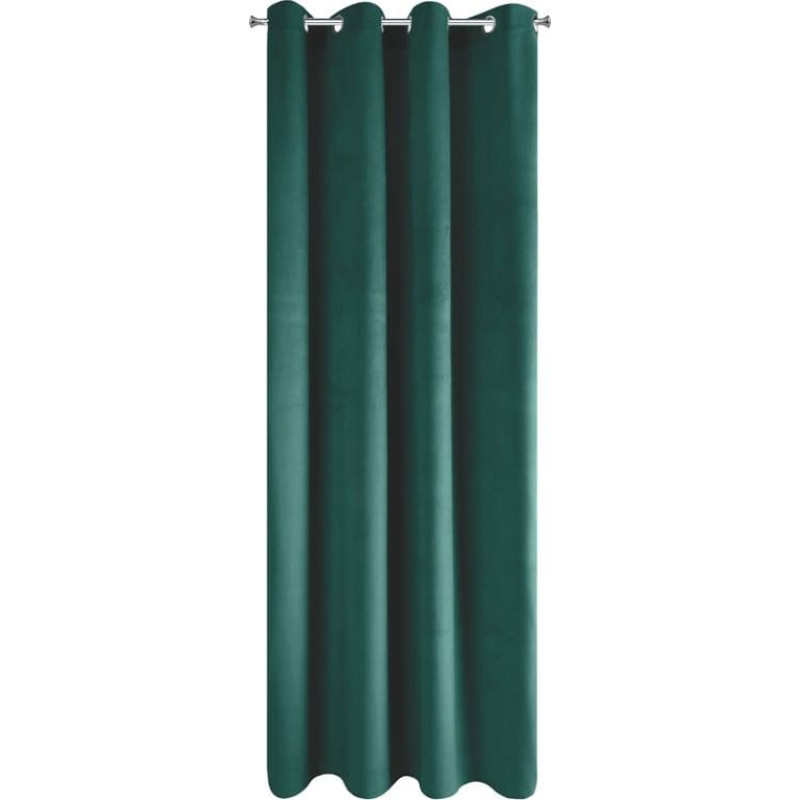 Aizkars 140x250 tirkīza tumšs samts gatavs ar starplikām Pierre Cardin 1