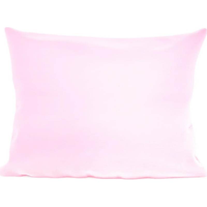 Kokvilnas spilvendrāna 50x70 rozā 08 gaiša vienkrāsaina