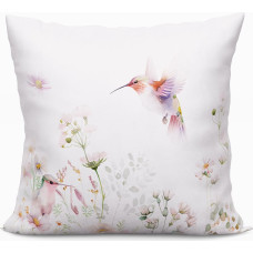 POLINA VELVET dekoratīvā spilvendrāna, 40x40cm, krāsa 001 rozā P00128/POP/001/040040/1