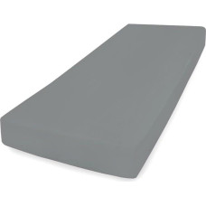 Džersija palags ar elastīgo joslu 180x200, tumši pelni 45 Džērsija 4