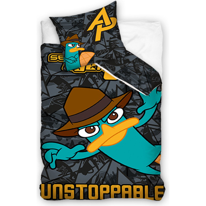 Fineas un Ferb gultas piederumi 140x200 Phineas un Ferb Secret Agent C 2331