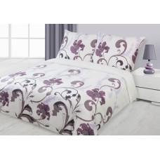 Gabi Purple Classic satīna gultas veļa 160x200