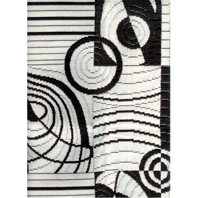 Dekoratīvā spilvendrāna 45x70 05 Balta + melna Zema cena