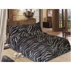 Satīna gultas veļa 140x200 Bengal Black Exclusive