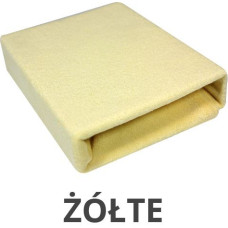 Ūdensnecaurlaidīgs loksne 60x120 Džersija ar elastīgo joslu Yellow 115