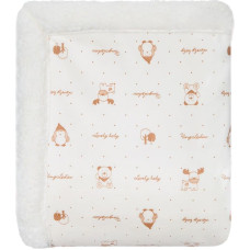 Minky Velour Sheep Sega 80x90 628 Printed Cream