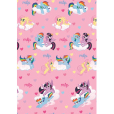 Kokvilnas palags 140x200 Ponies My Little Pony MLP 01 0598