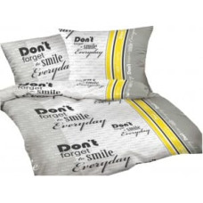 Kokvilnas gultas veļa 140x200 Smile