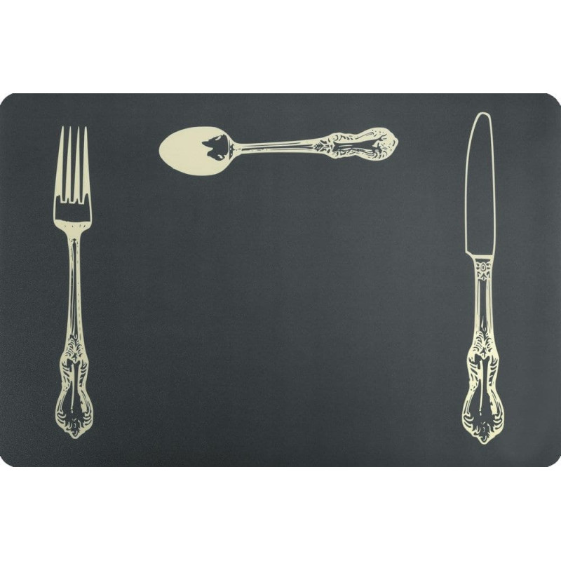 Galda paklājiņš 28x43 Carmen grafīta galda piederumi