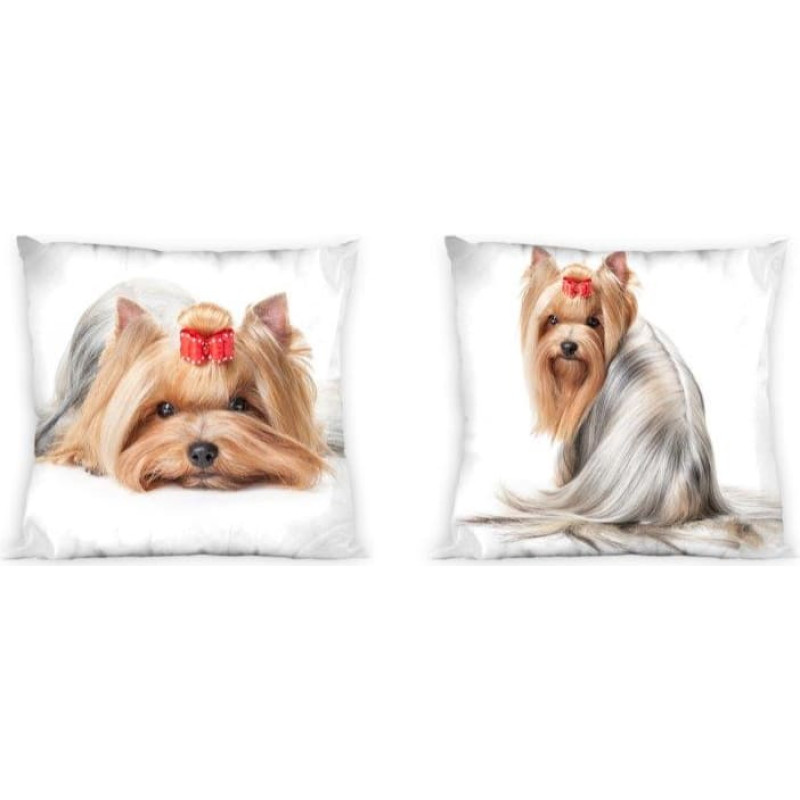 Bērnu spilvendrāna 40x40 3D Sweet York suņu loks mājdzīvnieki 9542