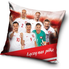Mikrošķiedras spilvendrāna 40x40 3D Polijas Futbola asociācija Polijas Futbola komanda Mēs esam vienota bumba PZPN183008 8303 poliesters