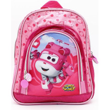 Super Wings 7062 bērnudārza mugursoma, rozā, lidmašīnas, roboti, krāsains tūrists