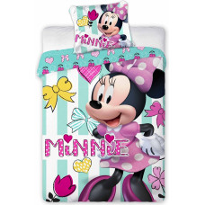 Kokvilnas gultas veļa 100x135 Minnie Mouse 084 4454 spilvendrāna 40x60