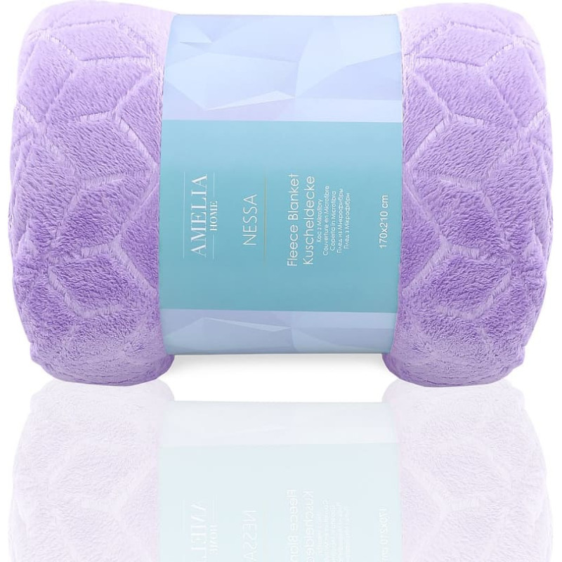 Decoking Mikrošķiedras sega 150x200 reljefi Nessa Lilac ceriņi