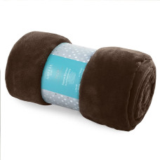 Decoking Mikro&scaron;ķiedras sega atzveltnes krēslam 70x150 Tyler Brown, vienkrāsaina &scaron;okolādes brūna