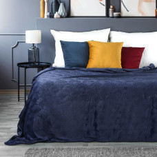 Mikrošķiedras sega 200x220 Miva tumši zila