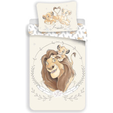 Kokvilnas gultas veļa 140x200 The Lion King 6175 spilvendrāna 70x90 Simba Nala draugi Lion King labāko draugu ziedi