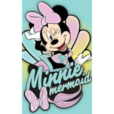 Bērnudārza dvielis 30x50 Mini Mouse 0513 Minnie Mouse sirēna piparmētru rozā bērnu kokvilna