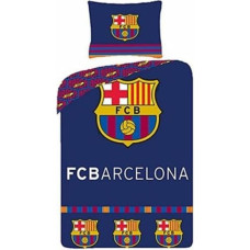 Kokvilnas gultas veļa 140x200 FC Barcelona 1607 Barca cekuls spilvendrāna 70x90