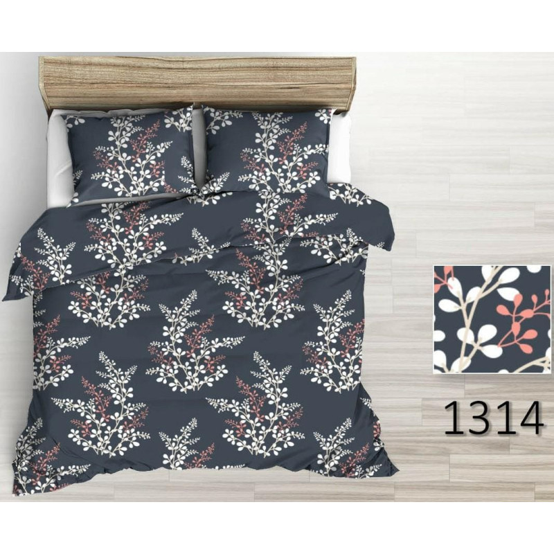 Mizas pakaiši 140x200 pļavas grafīts 1314