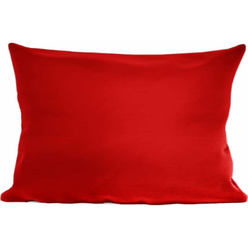 Kokvilnas spilvendrāna 70x90 sarkana 28 vienkrāsaina