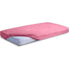 Frotē palags ar gumiju 90x200 rozā 10 Premium