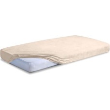 Frotē palags ar gumiju 160x200 bēšs 15 Classic
