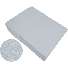 Pelēks frotē palags 220x200 ar elastīgo joslu Bielbaw