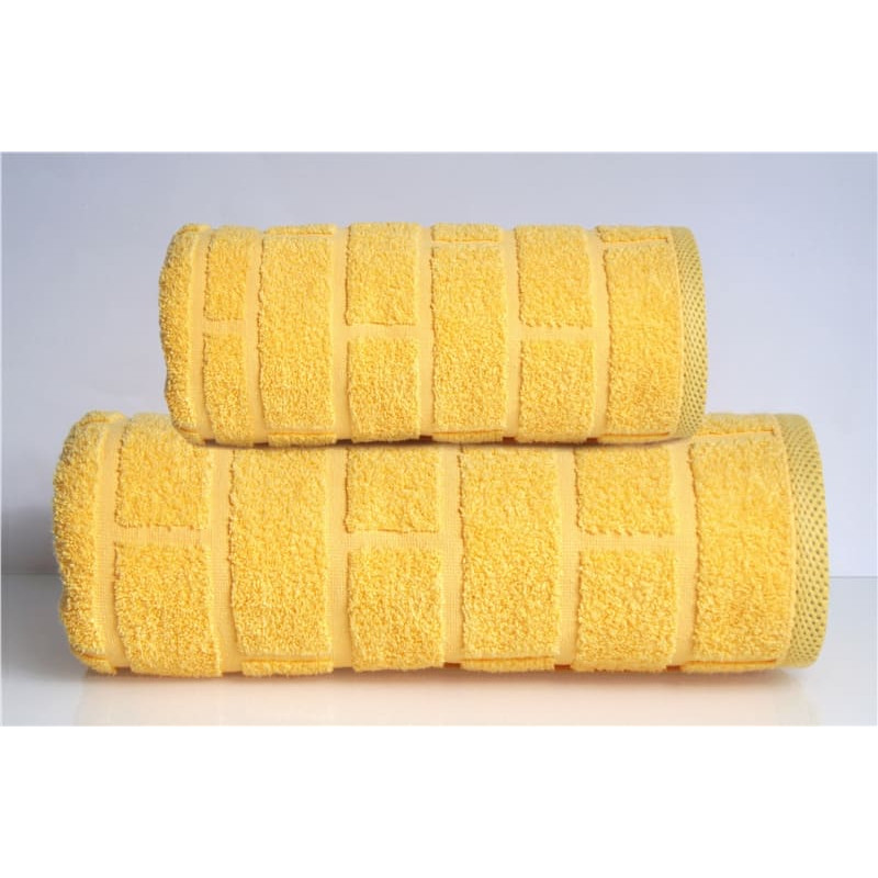 Ķieģeļu dvielis 50x90 dzeltens 500 g/m2