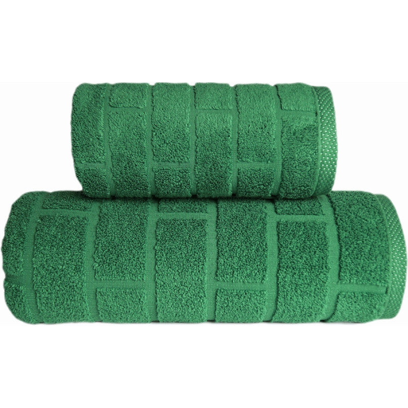 Ķieģeļu dvielis 70x140 zaļš 500 g/m2