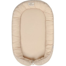 Prestige Muslin baby Nest 55x80 krēmveida pozicionēšanas matracis