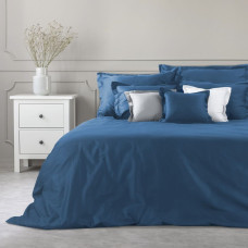 Gultas veļa 180x200 Nova C 2x50x60 tumši zila